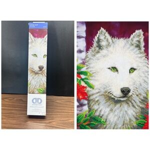 Diamond Dotz Intermediate Diamond Facet Art Kit - White Wolf  DD7.007 NEW SEALED